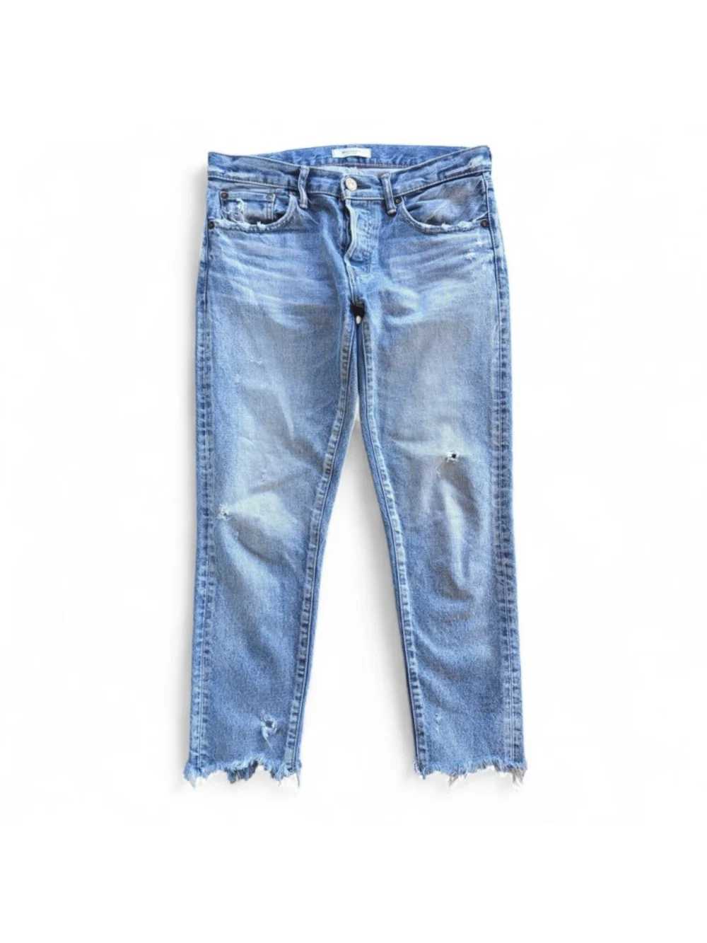 MOUSSY Vintage Keller Tapered Jeans Light Wash Denim Sz 28 - Picture 5 of 13